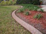Cobblestone Concrete Stamp Curb Roller 7.875" Wide