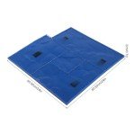 4-Piece Realistic Concrete Stamp Mats Set
