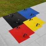 4-Piece Realistic Concrete Stamp Mats Set