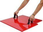 4-Piece Realistic Concrete Stamp Mats Set