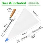 Heavy Duty 3-Pack Tile Grout Mortar Bags
