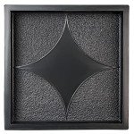 4-Piece Cobblestone Concrete Patio Molds Set