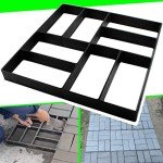 Reusable Concrete Paver Molds for DIY Walkways