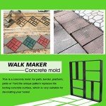 Reusable Concrete Paver Molds for DIY Walkways