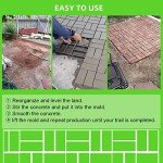 Reusable Concrete Paver Molds for DIY Walkways