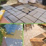 Reusable Concrete Paver Molds for DIY Walkways