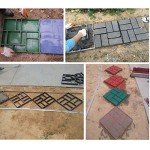 Reusable Concrete Paver Molds for DIY Walkways