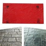 KONGKUNI 24" x 12" Concrete Stamp Mats