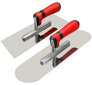 Concrete Tools Set: Flat & Pool Trowels