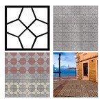 Reusable Concrete Molds for DIY Pathway Paving