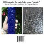Costa Rican Granite Concrete Texture Roller Stamp