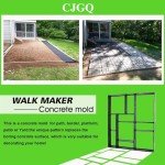 DIY Concrete Walk Path Maker Mold - 10 Grid