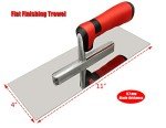 Concrete Tools Set: Flat & Pool Trowels