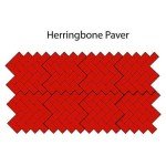 Herringbone Paver Concrete Stamp Set - 8 Piece