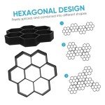 Hexagon Concrete Brick Mold for DIY Projects