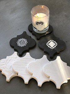 16-Piece Modern Concrete Wall Tile Molds Set