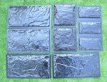9 Plastic Molds for Concrete Stone Tiles