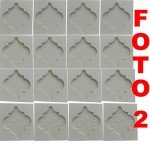 16-Piece Modern Concrete Wall Tile Molds Set