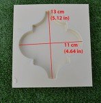 16-Piece Modern Concrete Wall Tile Molds Set