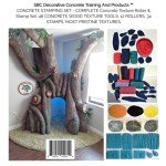 Wood Texture Concrete Stamp Set with Rollers