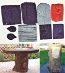 Wood Texture Concrete Stamp Set with Rollers