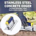 Concrete Tool Set: Trowel, Edger, Groover