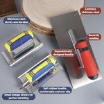 Concrete Tool Set: Trowel, Edger, Groover