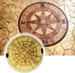 Compass Concrete Stamp – Flexible, Durable Design