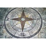 Compass Concrete Stamp – Flexible, Durable Design