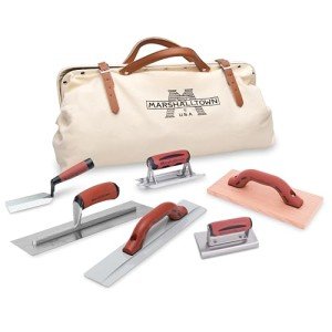 Marshalltown Concrete Tool Kit with Bag, 6 Tools