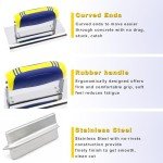 3-Piece Concrete Tools Set: Trowel, Edger, Groover