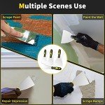 4-Piece Stainless Steel Putty Knife Set