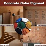 7 Colors Iron Oxide Powder for Concrete Coloring