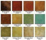 Acid Stain Sample Kit - 12 Colors, 16oz