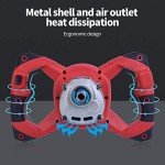 1600W Electric Concrete Mixer with Adjustable Speeds