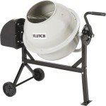 Klutch 2.25 Cu Ft Electric Cement Mixer