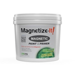 Eco-Friendly Magnetic Paint & Primer - 4L Black