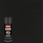 Krylon Black Fusion Textured Spray Paint, 12 oz