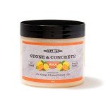 Stone and Concrete Wax with Citrus Extracts