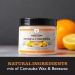 Stone and Concrete Wax with Citrus Extracts