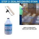 Black Water-Based Concrete Stain - 1 Gallon