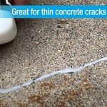 Light Gray Concrete Crack Filler and Sealer