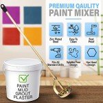 Drill Paint Mixer for 1-5 Gallon Buckets