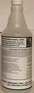 Odorless Water-Based Concrete Dye - 1 Quart, 20 Colors