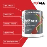 Anti-Slip Concrete Coating - 1 Gallon Crimson