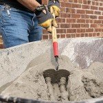 QLT Mortar Hoe with Short Wood Handle