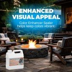 Wet Look Color Enhancer Sealer for Outdoor Surfaces