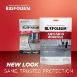 Gray Polycuramine Garage Floor Coating with Color Chips