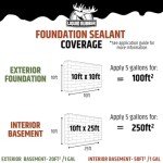 Liquid Rubber Waterproof Concrete Sealant - 1 Gallon