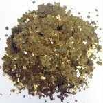 Gold Metallic Color Chips for Epoxy Floors - 2oz